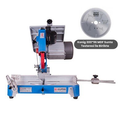 Uludağ Style 300mm Portatif Dik Gönye Kesme Makinesi + Aluminyum Testereli