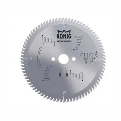 König 300x96 Diş Trapez Elmas Daire Testere Sessiz Sunta